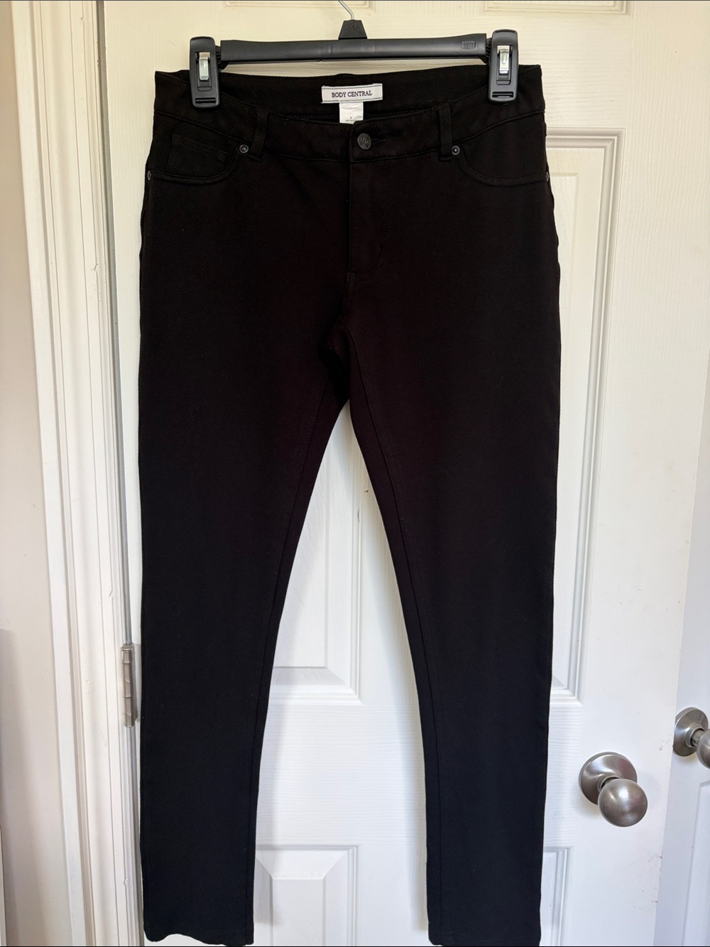 Body Central Black Skinny High-Rise Jeans